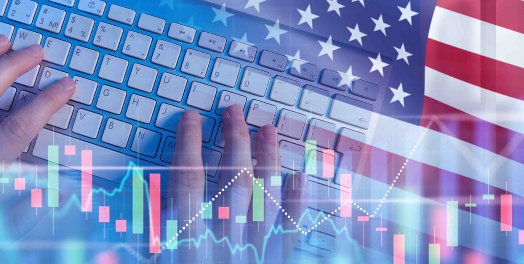 usa economia bandiera americana crisi prezzi states stati uniti da adobe