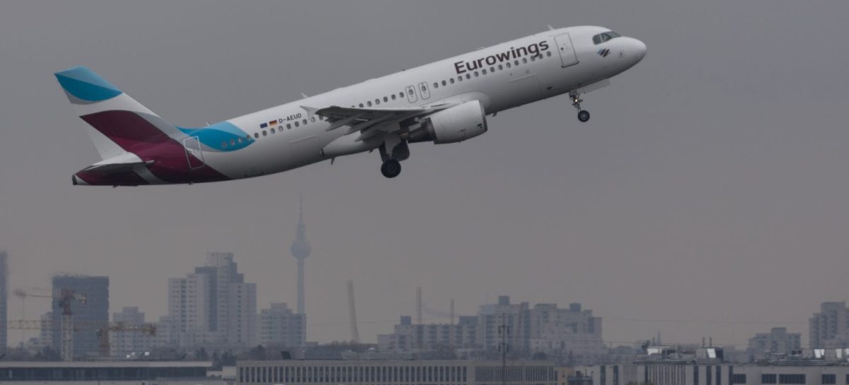 Eurowings vettore più puntuale d’Europa, Air Dolomiti fanalino di coda