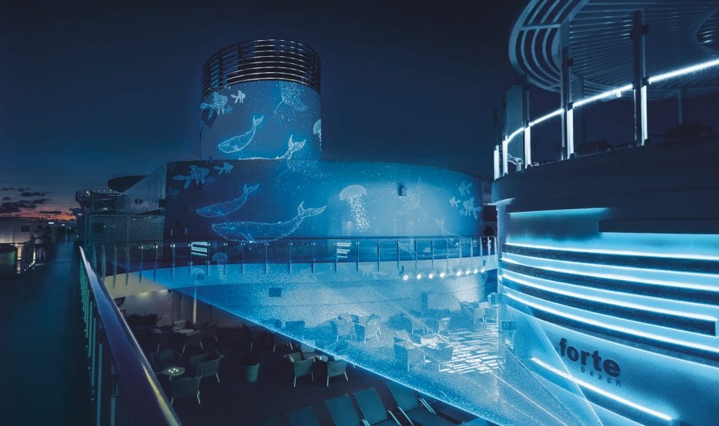 Santuario dei cetacei - Light Show Costa Crociere uff st