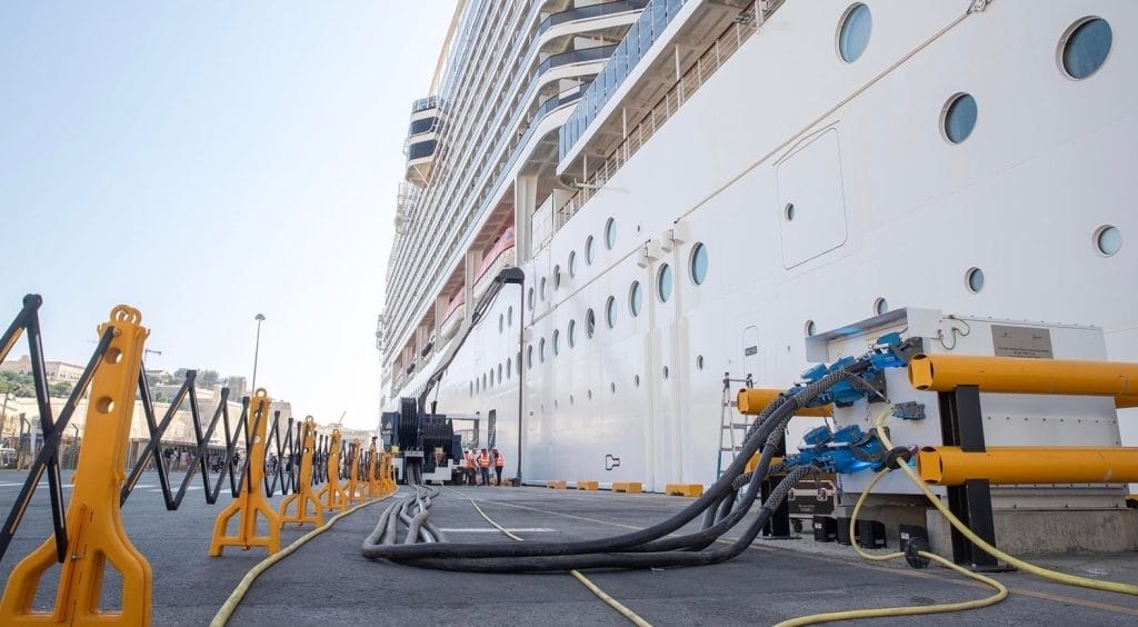 msc world europa elettricità porto uff st