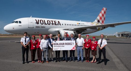 Volotea inaugura la base di Rodez in Francia