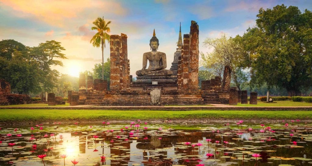 thailandia Sukhothai Unesco adobe