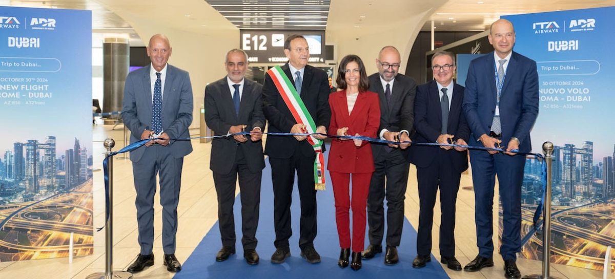 Ita Airways, decolla il volo nostop Roma-Dubai