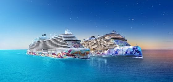 Crociere, anteprima Aqua e Luna: le nuove navi Norwegian si svelano