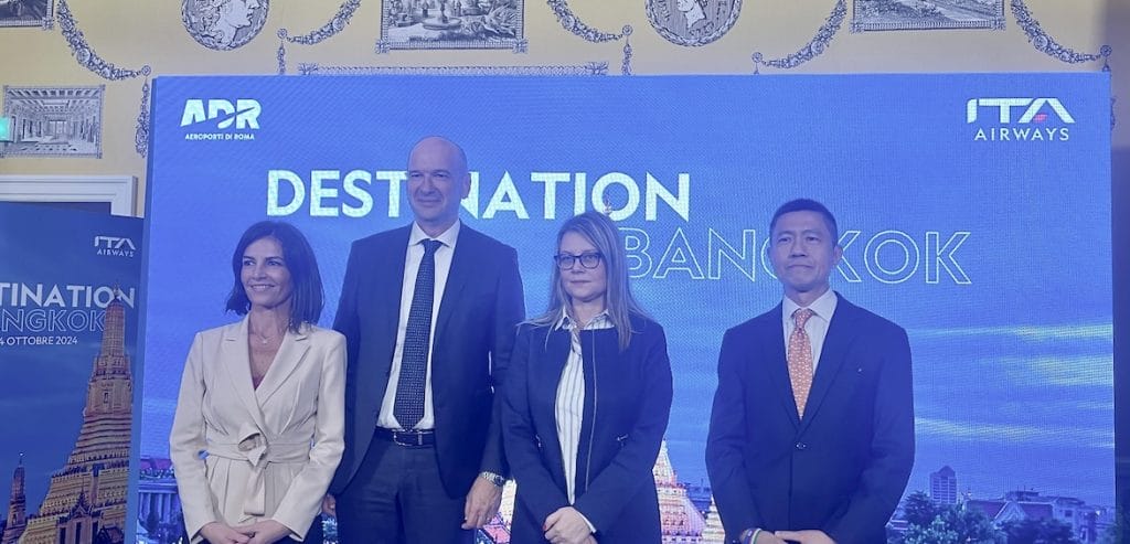 presentazione volo Ita Roma-Bangkok_creditladv