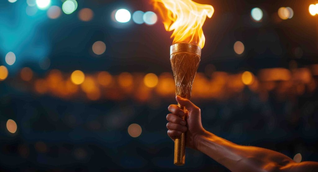 torcia olimpica adobe