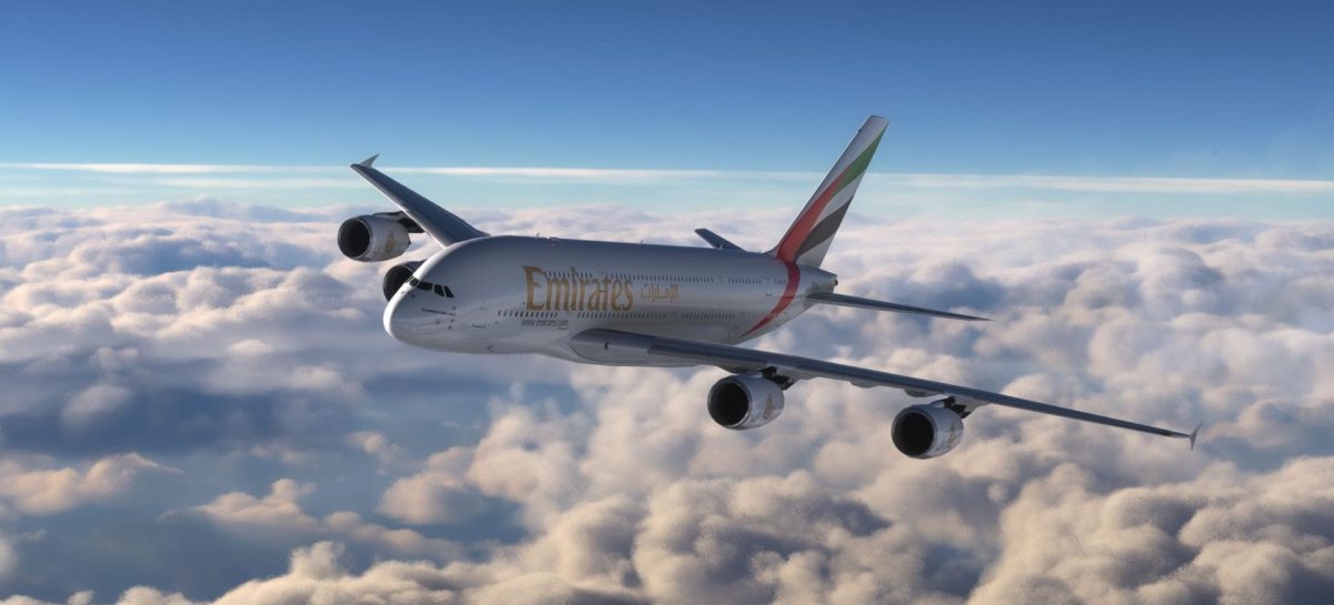Emirates, volo inaugurale in Scozia per l’A350