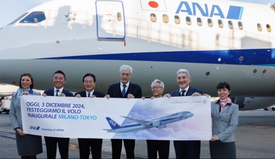 All Nippon Airways, debutta il nostop Milano-Tokyo