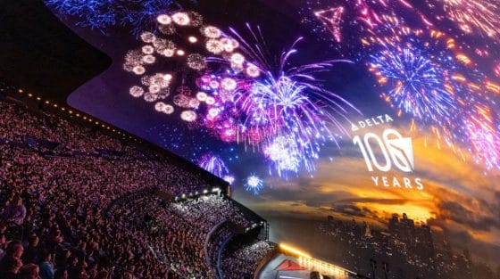 I 100 anni di Delta Airlines: grande festa Las Vegas