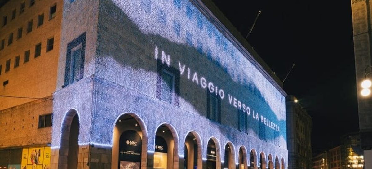 Msc riporta il mare a Milano con l’operazione Rinascente