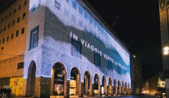 Msc riporta il mare a Milano con l’operazione Rinascente