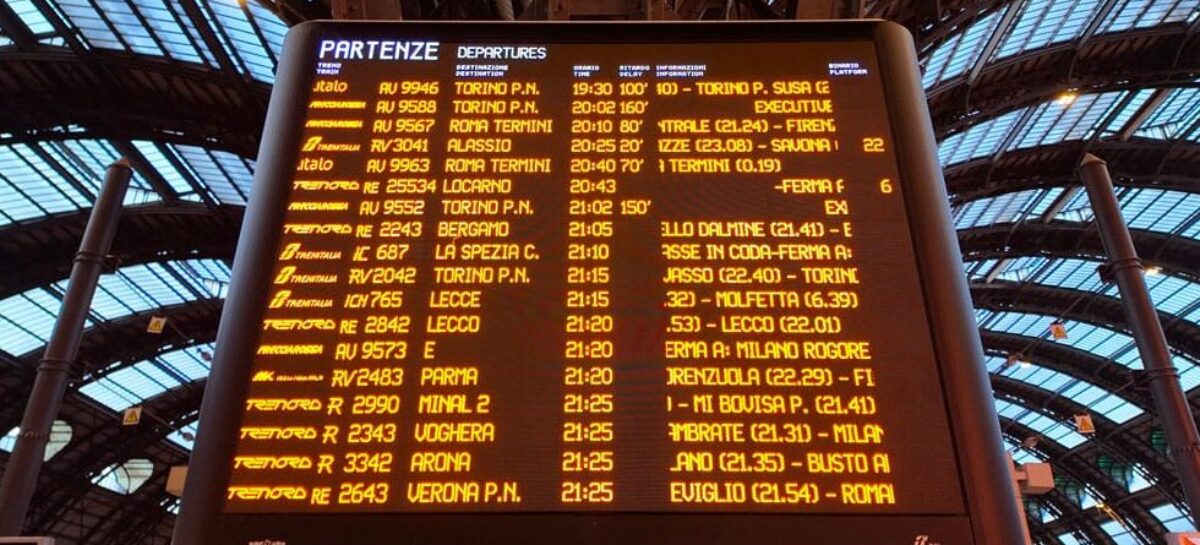 Treni? Così non va. Strigliata dei consumatori a Mit e Fs