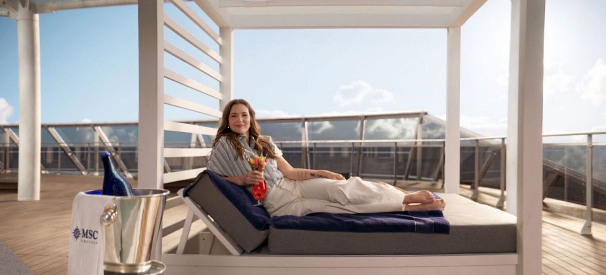 Msc World America, la madrina sarà l’attrice Drew Barrymore