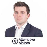 Sam Argyle, Managing Director Alternative Airlines uff. stampa