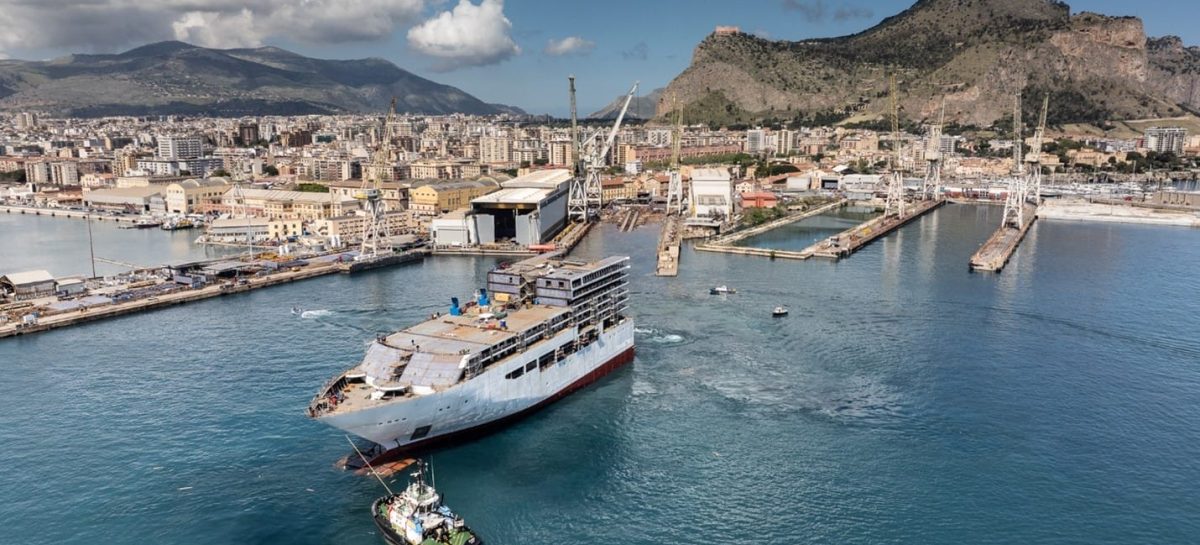 Gruppo Msc, varato il troncone della nave luxury Explora IV