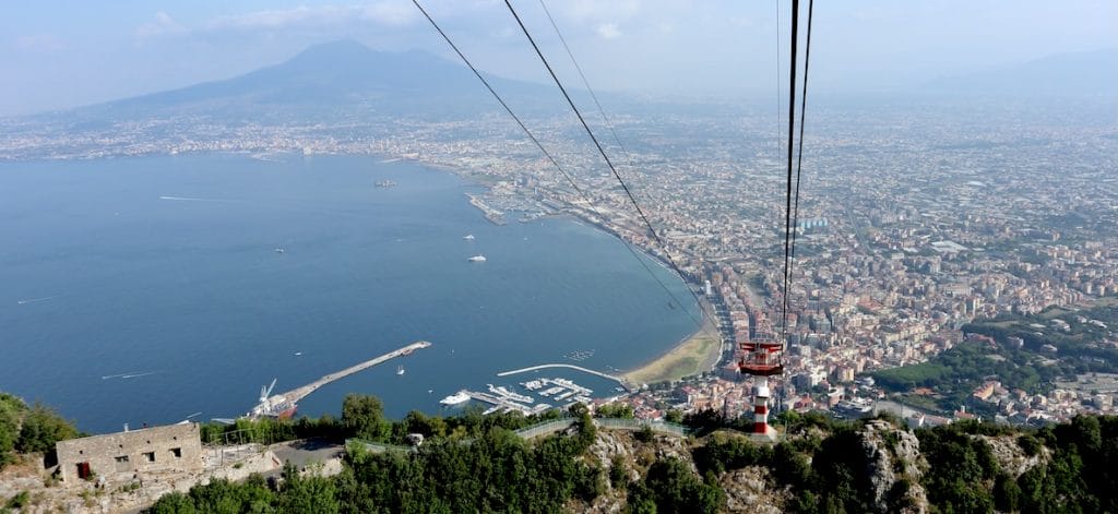 Castellammare di Stabia - Golfo di Napoli dalla Funivia del Faito adobe