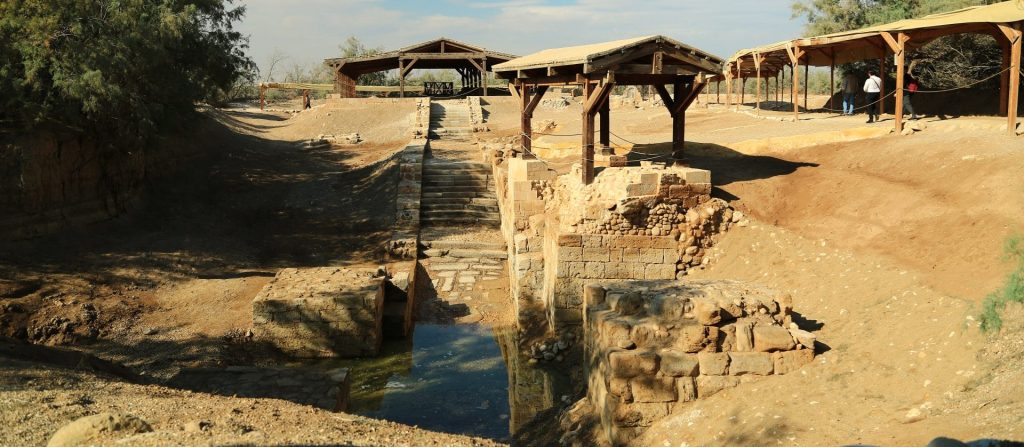 Giordania sito battesimo di Gesù da adobe