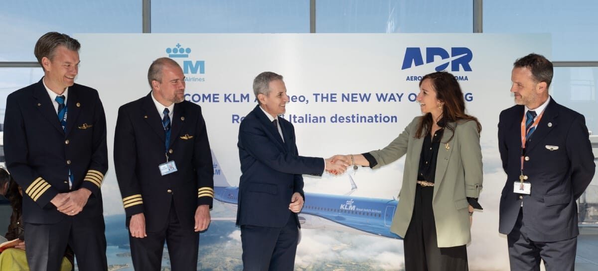 Klm, arriva Peach Blossom: l’A321neo sulla rotta Amsterdam-Roma