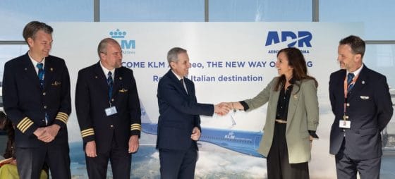 Klm, arriva Peach Blossom: l’A321neo sulla rotta Amsterdam-Roma