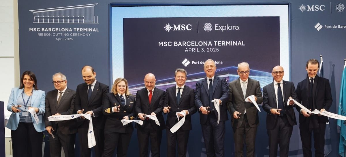 Msc inaugura il cruise terminal di Barcellona con l’arrivo di Explora II