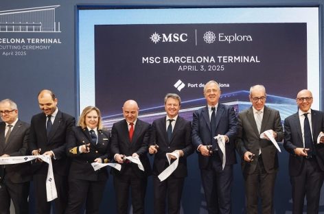 Msc inaugura il cruise terminal di Barcellona con l’arrivo di Explora II