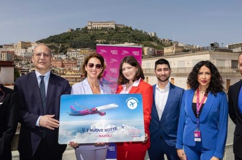 Wizz Air potenzia la Campania: volo Napoli-Tel Aviv. E Sharm tutto l’anno