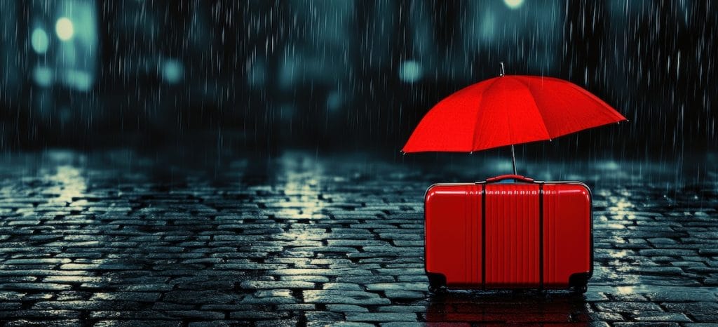 Vacanze con pioggia adobe