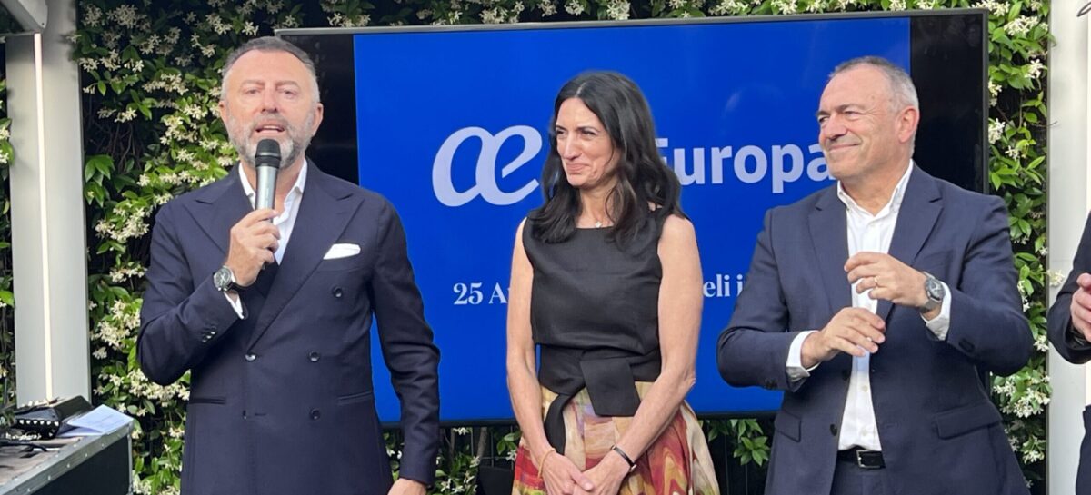 Air Europa festeggia anche a Milano: nozze d’argento al The View