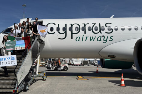Cyprus Airways, rotta su Larnaca da Venezia