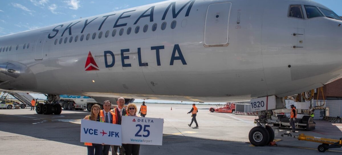 Delta, nozze d’argento a Venezia: “Oltre 3 milioni di passeggeri”