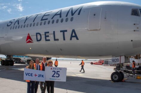 Delta, nozze d’argento a Venezia: “Oltre 3 milioni di passeggeri”