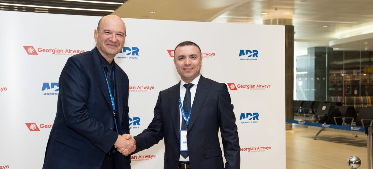Georgian Airways, al via il volo Roma Fiumicino-Tiblisi
