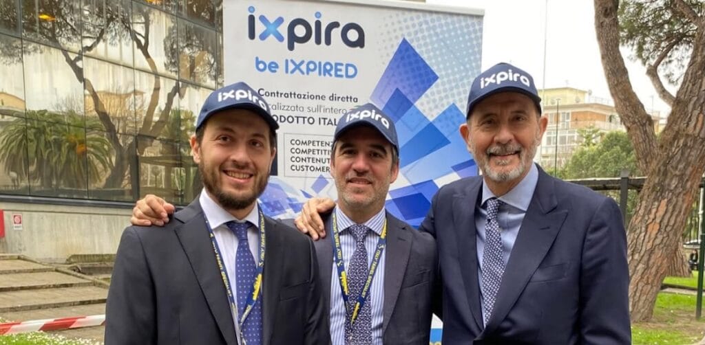 Ixpira: S.Luongo, Marco Paghera, Guy Luongo uff. stampa