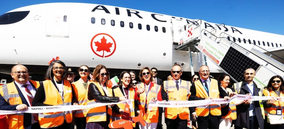 Air Canada vola nostop sulla Napoli-Montréal