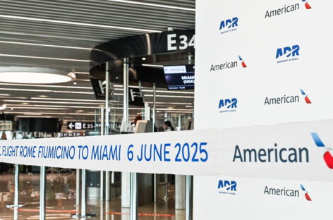 American Airlines, decolla la rotta Roma-Miami
