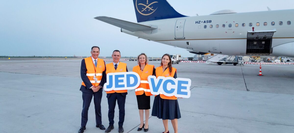 Saudia ora vola da Venezia a Jeddah e Riyadh