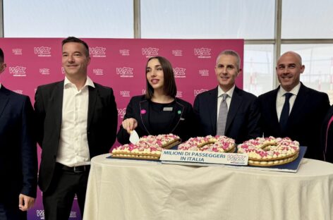 Brindisi Wizz Air, 100 milioni di passeggeri in Italia