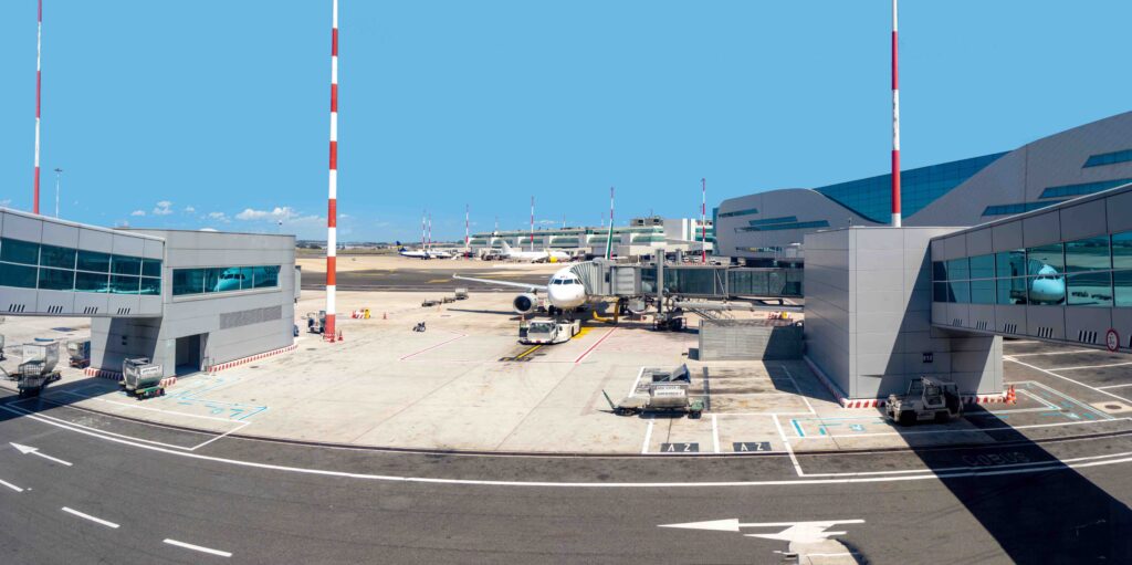 aeroporto fiumicino adobe