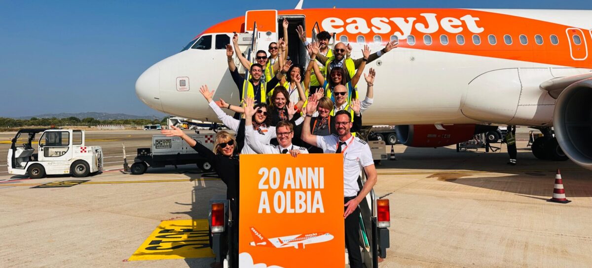 easyJet e i suoi vent’anni in Costa Smeralda