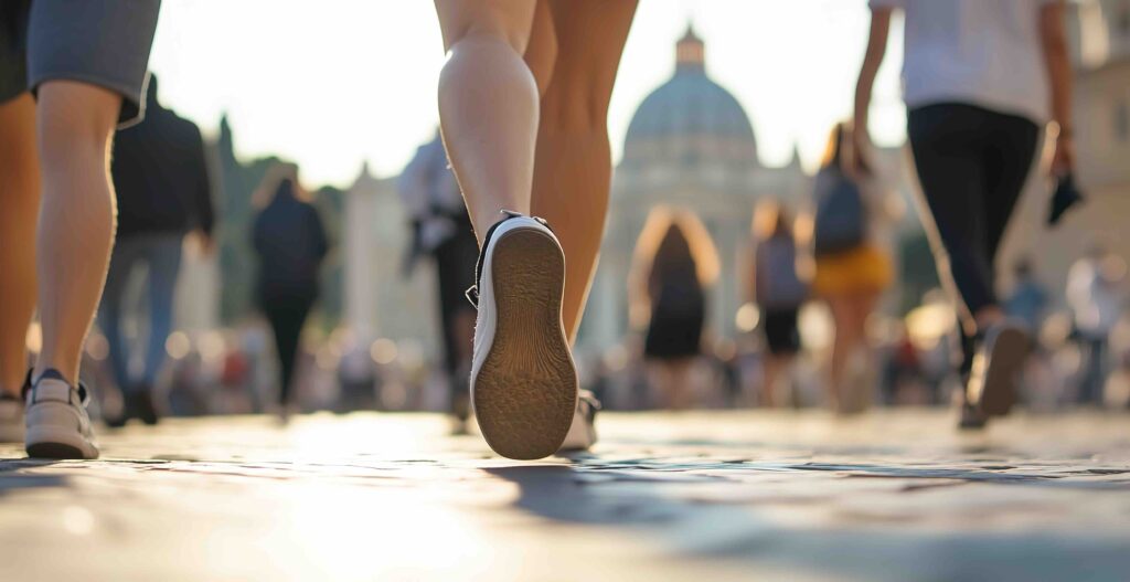 pellegrini roma giubileo san pietro vaticano adobe