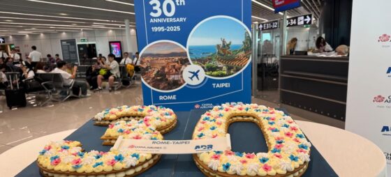China Airlines festeggia i 30 anni della Roma-Taipei
