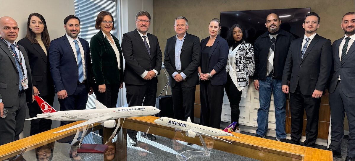 Turkish Airlines, accordo di codeshare con Airlink