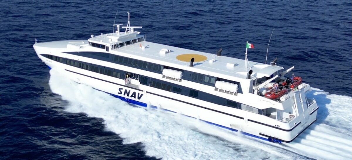 Snav, consegnata la nave green Polaris