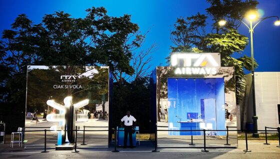 Le ali di Ita Airways sulla Mostra del Cinema di Venezia