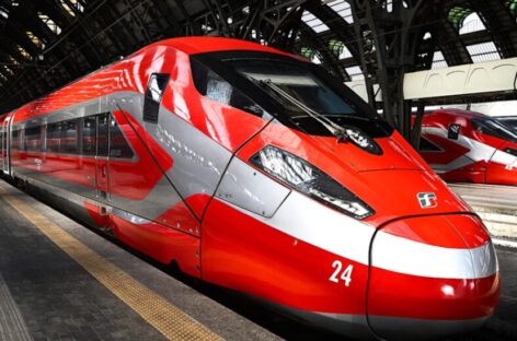 Il primo viaggio del nuovo Frecciarossa 1000