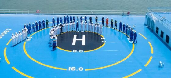 Gnv, ok il test in mare per la nave green Virgo