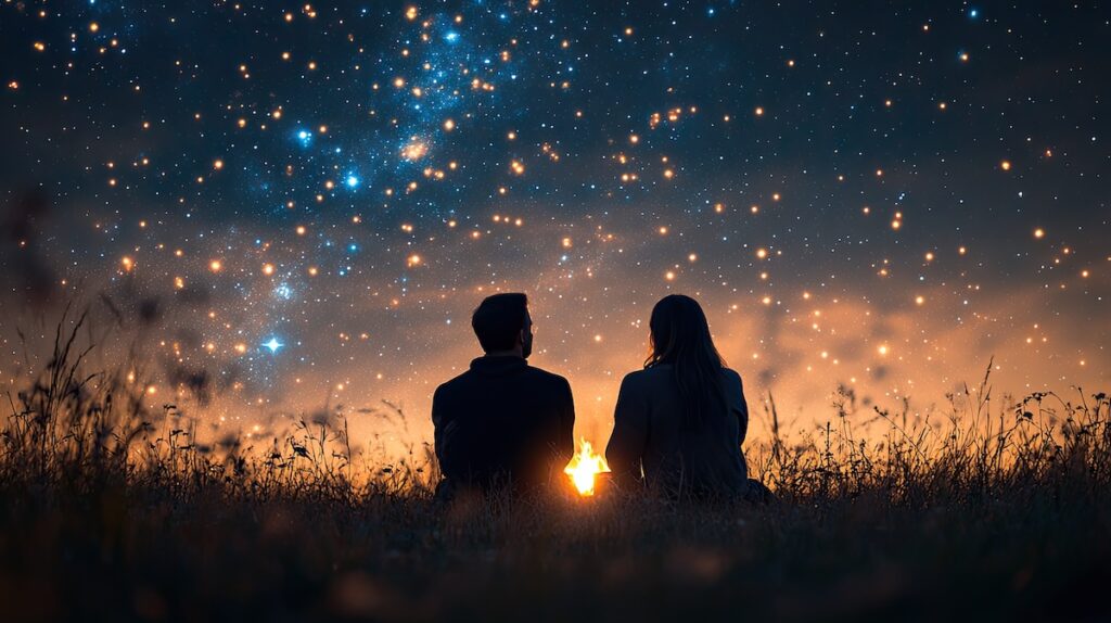 Luna di miele sotto le stelle adobe