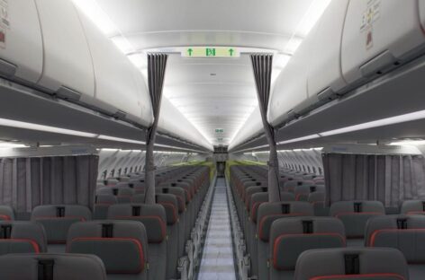 Tap, cappelliere XL nelle nuove cabine Airspace