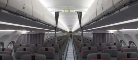 Tap, cappelliere XL nelle nuove cabine Airspace