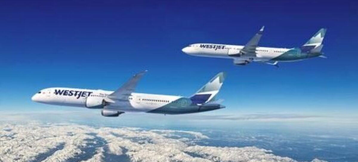 Boeing, maxi commessa da 67 aerei per WestJet